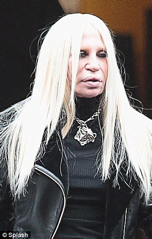 abiti donna versace|donatella versace without make up.